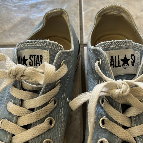 Converse Low Top Light Blue Sneakers - Picture 2 of 3